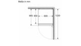 Serie 4 Freistehende Kühl-Gefrier-Kombination mit Gefrierbereich unten 203 x 60 cm Metall-Optik KGN392LCF KGN392LCF-11