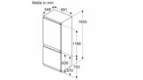 Serie 2 Einbau-Kühl-Gefrier-Kombination mit Gefrierbereich unten 193.5 x 69.1 cm Schleppscharnier KBN96NSE0 KBN96NSE0-7