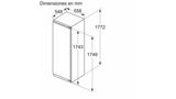 Serie 6 Frigorífico integrable 177.2 x 55.8 cm Cierre SoftClose con puerta fija KIR81ADD0 KIR81ADD0-5