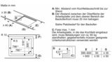 Serie 6 Induktionskochfeld 80 cm Schwarz, flächenbündig (integriert) PIE821HC1E PIE821HC1E-7