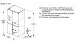 Serie 6 Kühl-Gefrier-Kombination, mehrtürig 183 x 90.5 cm Gebürsteter Stahl AntiFingerprint KFD96APEA KFD96APEA-12