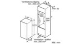 Serie | 2 Integrerbart køleskab 122.5 x 56 cm Glidehængsel KIR24V24FF KIR24V24FF-8