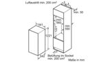 Serie 2 Einbau-Kühlschrank mit Gefrierfach 122.5 x 56 cm Flachscharnier KIL24NFF0 KIL24NFF0-5