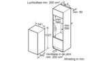 Serie 2 Integreerbare koelkast 122.5 x 56 cm sliding hinge KIR24NSF0 KIR24NSF0-6