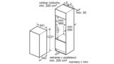 Serie | 2 Zabudovateľná chladnička s mraziacou časťou 122.5 x 56 cm sliding hinge KIL24V21FF KIL24V21FF-5