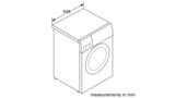 Series 2 washing machine, front loader 6 kg , Silver inox WAB20267IN WAB20267IN-4