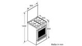 Serie | 4 Gas-Kombi-Standherd 60cm Gas-Kochfeld 60 cm HGV745220 HGV745220-2