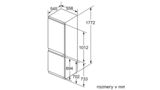 Serie | 6 Zabudovateľná chladnička s mrazničkou dole 177.2 x 55.8 cm KIS86AF30 KIS86AF30-7