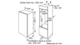 Serie | 2 réfrigérateur intégrable avec compartiment de surgélation 102.5 x 56 cm KIL20V60 KIL20V60-5