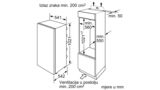 Serie | 2 Ugradbeni hladnjak s odjeljkom zamrzivača 102.5 x 56 cm KIL20V60 KIL20V60-5