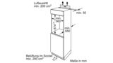 Serie | 2 Einbau-Kühlschrank mit Gefrierfach 88 x 56 cm KIL18V51 KIL18V51-5