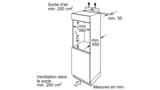 Serie | 2 réfrigérateur intégrable avec compartiment de surgélation 88 x 56 cm KIL18X30 KIL18X30-5