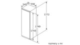 Serie | 6 Zabudovateľná chladnička s mraziacou časťou 177.5 x 56 cm KIL82AF30 KIL82AF30-5