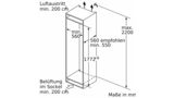 Serie 6 Einbau-Kühl-Gefrier-Kombination mit Gefrierbereich unten 177.2 x 55.8 cm Flachscharnier mit Softeinzug KIN86ADD0 KIN86ADD0-8