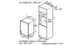 Serie | 4 Einbau Kühlautomat Einbau dekorfähig KFR18A60 KFR18A60-2