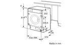 Serie 8 Einbau-Waschmaschine 8 kg 1400 U/min. WIW28442 WIW28442-11