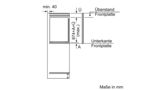 Serie | 6 Einbau-Kühlschrank mit Gefrierfach 88 x 56 cm KIL22AD40 KIL22AD40-8