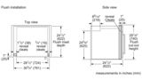 Benchmark® Single Wall Oven 30'' Door hinge: Left, Stainless Steel HBLP451LUC HBLP451LUC-17