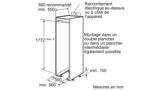 Serie | 8 Réfrigérateur-congélateur intégrable avec compartiment congélation en bas 177.2 x 55.6 cm KIF39S80Y KIF39S80Y-2