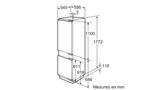 Serie | 8 Réfrigérateur-congélateur intégrable avec compartiment congélation en bas 177.2 x 55.6 cm KIF39S80 KIF39S80-4
