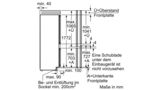 Serie | 8 CoolProfessional Kühl-/Gefrierkombination Integrierbar Flachscharnier KIN34P60 KIN34P60-5