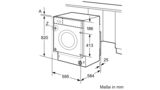 Serie 6 Einbau-Waschtrockner 7/4 kg WKD28543 WKD28543-4