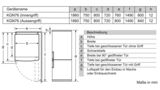 Serie 6 Freistehende Kühl-Gefrier-Kombination mit Gefrierbereich unten 186 x 75 cm Gebürsteter schwarzer Stahl AntiFingerprint KGN76AXDR KGN76AXDR-8