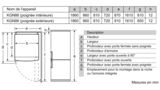 Serie | 6 Réfrigérateur-congélateur pose libre avec compartiment congélation en bas 186 x 86 cm inox AntiFingerprint KGN86AI4P KGN86AI4P-9