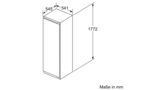 Serie 4 Einbau-Kühlschrank mit Gefrierfach 177.5 x 56 cm Flachscharnier KIL82VFF0 KIL82VFF0-7