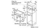 Serie | 8 Einbau-Backofen mit Mikrowellenfunktion 60 x 60 cm HMG6764B1 HMG6764B1-7