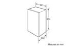 Serie | 2 réfrigérateur intégrable 88 x 56 cm sliding hinge KIR18V20FF KIR18V20FF-7