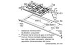 Serie 6 Placa de gas 90 cm Vidrio templado, Negro PPS9A6B90 PPS9A6B90-8