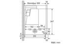 N 90 Utdragbar köksfläkt 90 cm Rostfritt stål D49PU54X1 D49PU54X1-14
