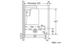 N 90 Utdragbar köksfläkt 90 cm Rostfritt stål D49PU54X1 D49PU54X1-13