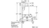 N 90 Utdragbar köksfläkt 90 cm Rostfritt stål D49PU54X1 D49PU54X1-11