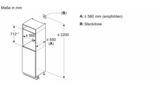 Serie 6 Einbau-Gefrierschrank 71.2 x 55.8 cm Flachscharnier mit Softeinzug GIV11ADC0 GIV11ADC0-6