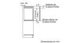 Serie 6 Congelador integrable 71.2 x 55.8 cm Puerta fija GIV11AFE0 GIV11AFE0-7