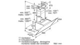 iQ700 Væghængt emhætte 90 cm klart glas med sort tryk, Sort LC91KWW61S LC91KWW61S-9
