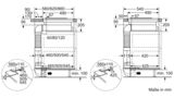 Serie 8 Kochfeld mit Dunstabzug (Induktion) 80 cm Mit Rahmen (Comfort Profil) aufliegend PXX875D34E PXX875D34E-9