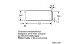 Serie 6 Varmeskuffe til indbyg 60 x 14 cm Rustfrit stål BIC510NS0 BIC510NS0-5
