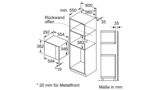 Serie | 6 Einbau-Mikrowellengerät Breite 60 cm, Weiß BFL524MW0 BFL524MW0-8