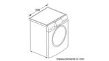 HomeProfessional Washing machine, front loader 9 kg RPM 1600 WAY32891AU WAY32891AU-5