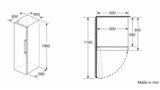 Serie | 8 Freistehender Kühlschrank 186 x 60 cm Edelstahl (mit Antifingerprint) KSF36PI4P KSF36PI4P-5