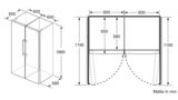 Serie 8 Freistehender Kühlschrank 186 x 60 cm Edelstahl (mit Antifingerprint) KSF36PIDP KSF36PIDP-10