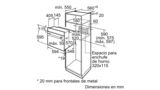 Serie 2 Horno 60 x 60 cm Acero inoxidable HAF010BR0 HAF010BR0-11