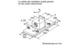 Serie 6 Extractor de techo 90 cm Acero inoxidable DRC97AQ50 DRC97AQ50-15