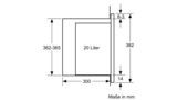 Serie | 6 Einbau-Mikrowellengerät Breite 60 cm, Weiß BFL524MW0 BFL524MW0-7