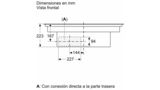 Serie 4 Placa de inducción con extractor integrado 80 cm sin perfiles PVS811B16E PVS811B16E-14