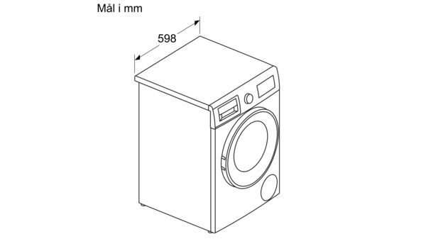 Serie 4 Kombineret vask og tør 8/5 kg 1400 omdr./min. WNA134B0SN WNA134B0SN-8