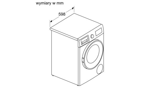 Series 4 washer-dryer 8/5 kg 1400 rpm WNA13400PL WNA13400PL-8